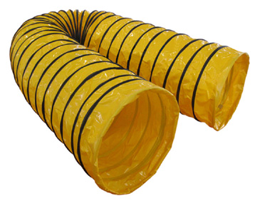 4" Pitch Black & Yellow European Style Tunnel