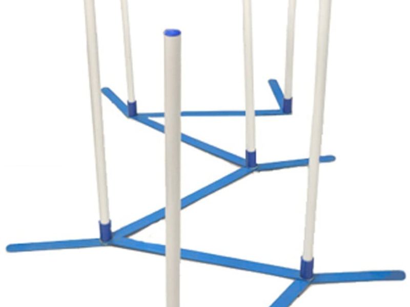 6 Plastic Weave Pole Set